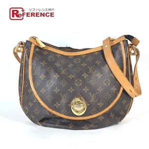 Louis Vuitton Monogram Tikal Crossbody Shoulder Bag Canvas Brown